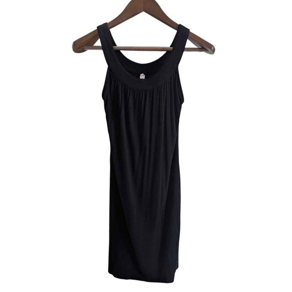 Bluetime NWOT Size Small Black Sleeveless Scoop Neck Halter Tank Dress